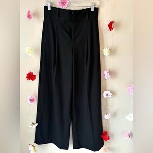 Banana Republic Black Wide-Leg Women's Pants